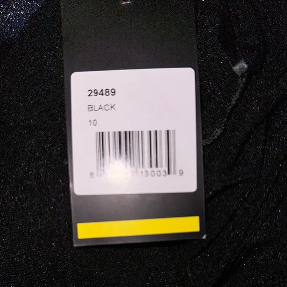 La Femme 29489 Black Strapless Rusched Gown Dress size 8 or 10 - Picture 7 of 7